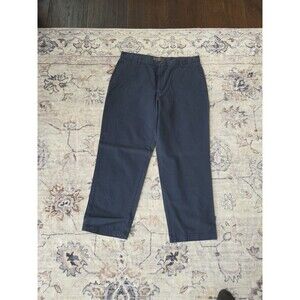 #38 Dockers Well Worn Khaki Pants Mens 38x30 Navy Relaxed Fit Cotton